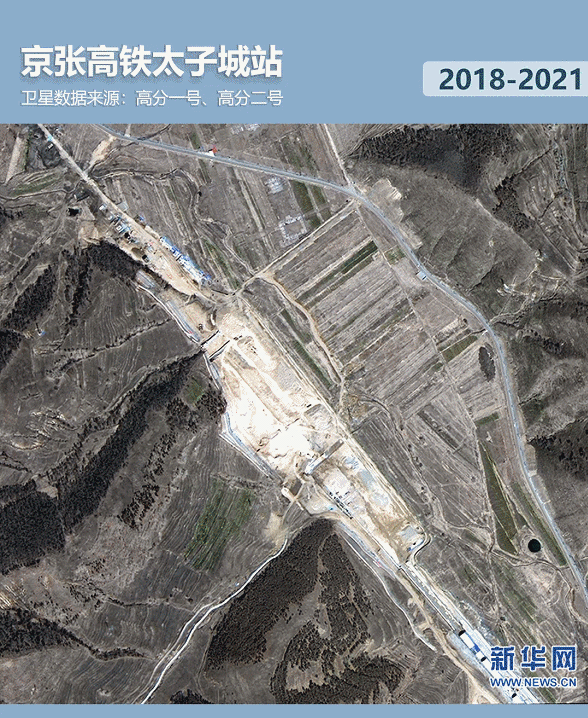 衛(wèi)星見證，這里如何變身“冬奧小城”