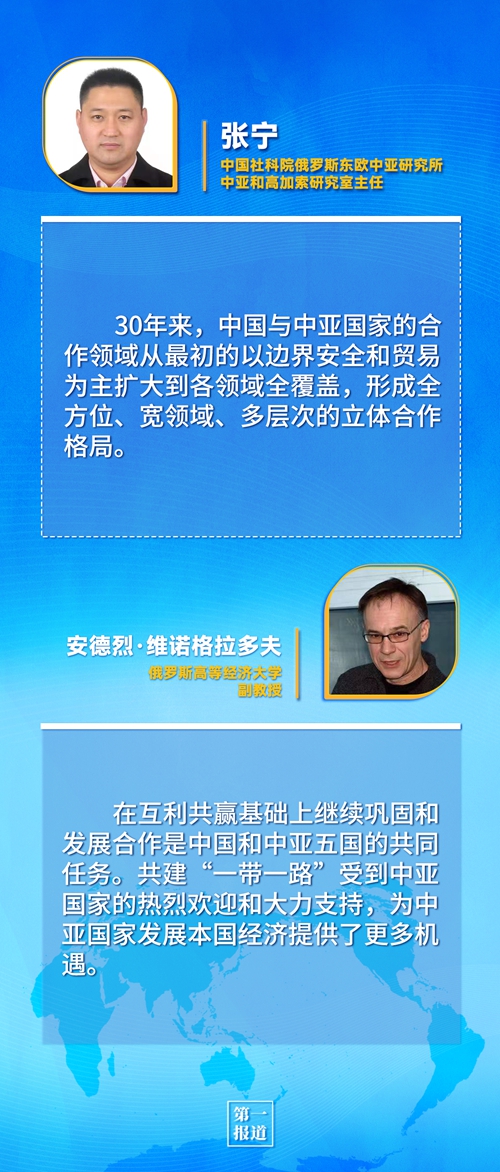 第一報道 | 建交三十年，習主席這樣評價與中亞五國關(guān)系