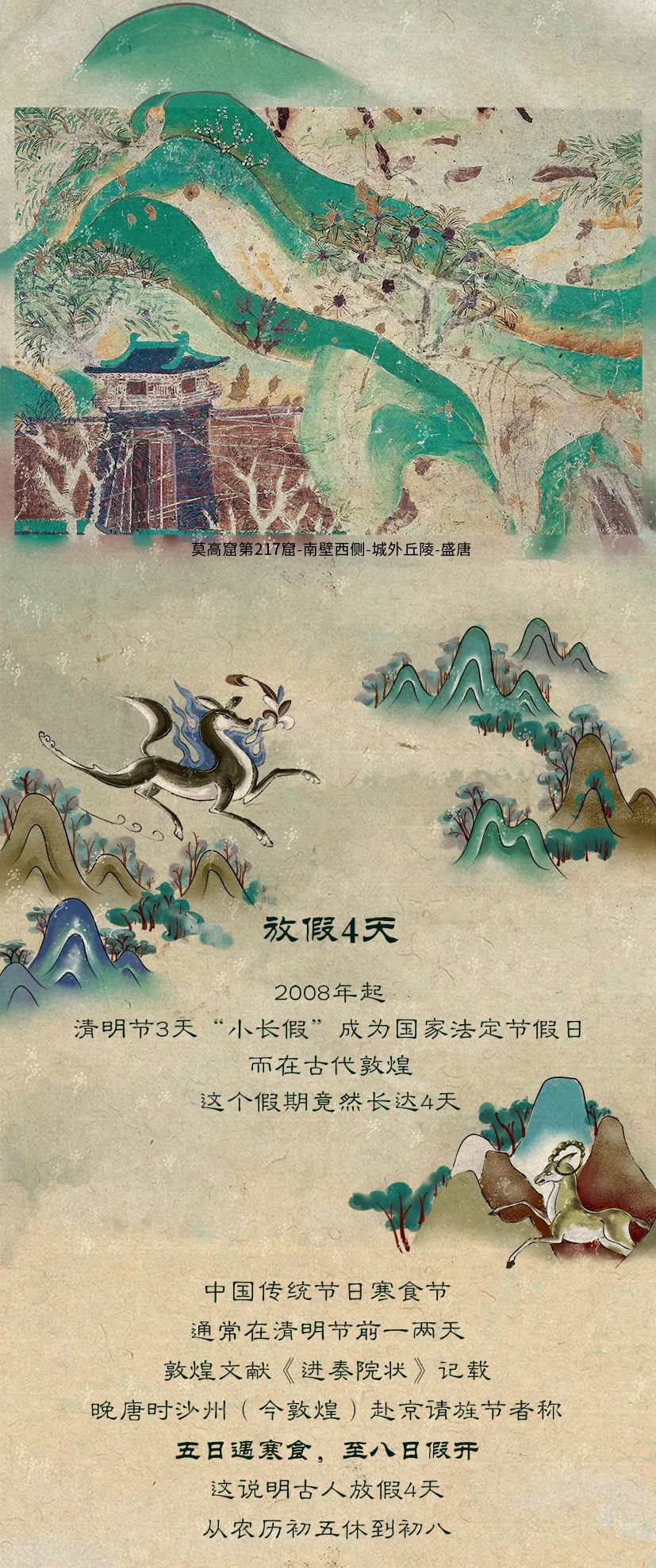 敦煌壁畫(huà)里的清明，不止雨紛紛