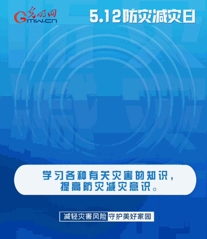 【動(dòng)態(tài)海報(bào)】減輕災(zāi)害風(fēng)險(xiǎn)，從這10個(gè)字開(kāi)始