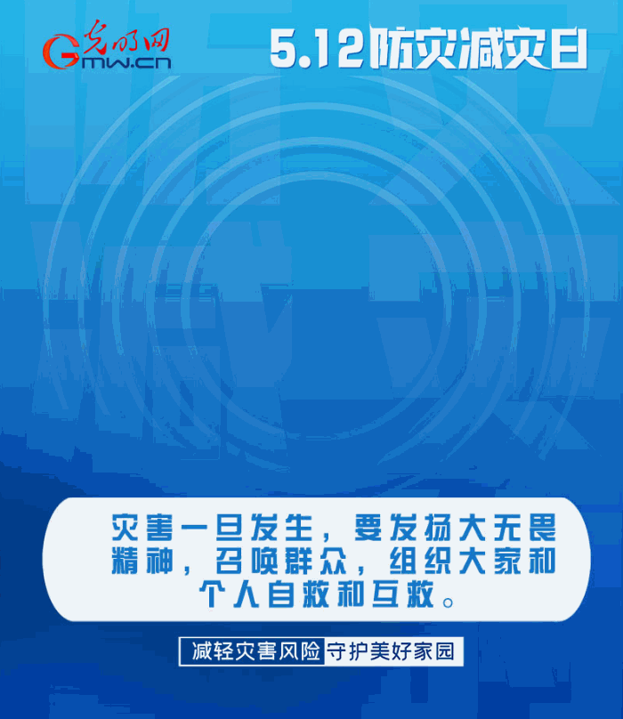 【動(dòng)態(tài)海報(bào)】減輕災(zāi)害風(fēng)險(xiǎn)，從這10個(gè)字開(kāi)始