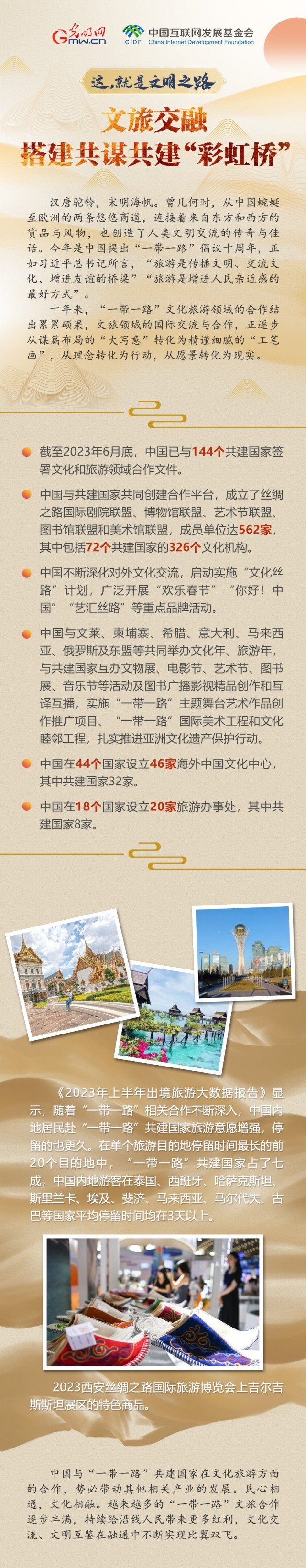 【大道共通】這，就是文明之路丨文旅交融 搭建共謀共建“彩虹橋”