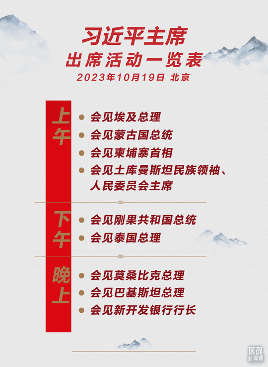 時(shí)政新聞眼丨高峰論壇圓滿成功，習(xí)近平密集會見傳遞清晰信號