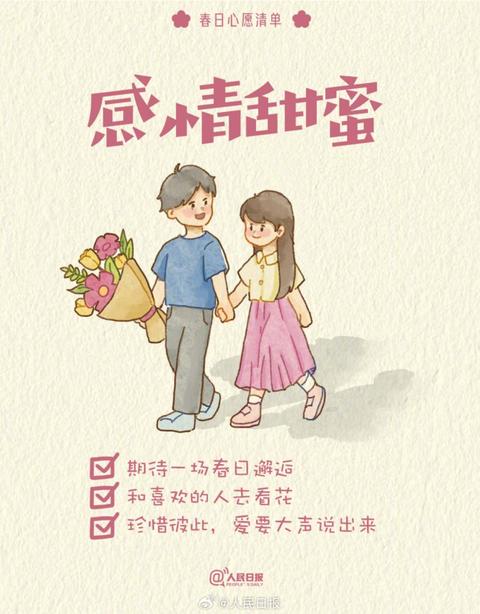 收藏打卡！領(lǐng)取你的手賬風(fēng)春日心愿清單