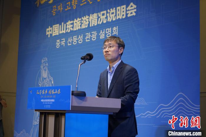 首爾市政府觀光體育局局長金英渙致辭?！⑿?攝