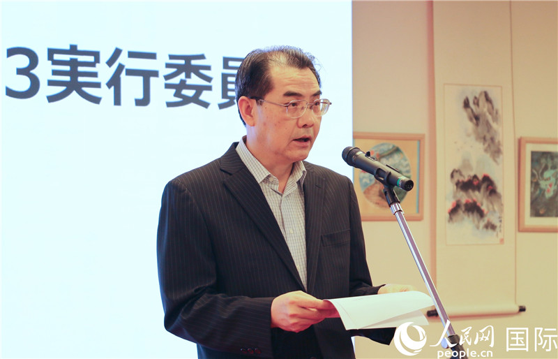 中國駐日本大使吳江浩致辭。人民網(wǎng) 許可攝