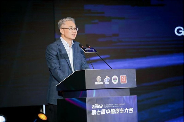 嘉興市人民政府市長李軍致辭。主辦方供圖