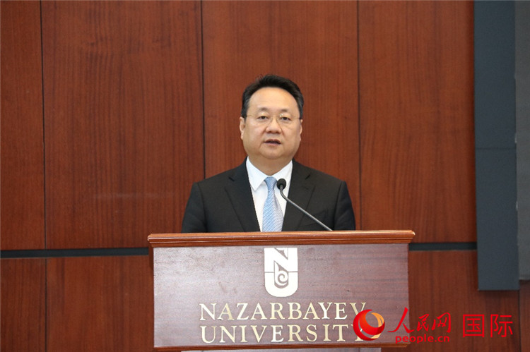 中共中央宣傳部副部長王綱致辭。人民網(wǎng)記者 李強(qiáng)攝