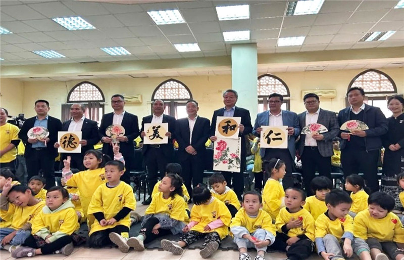 圖為2023“中華文化大樂園—埃及開羅營”閉幕式活動現(xiàn)場。主辦方供圖