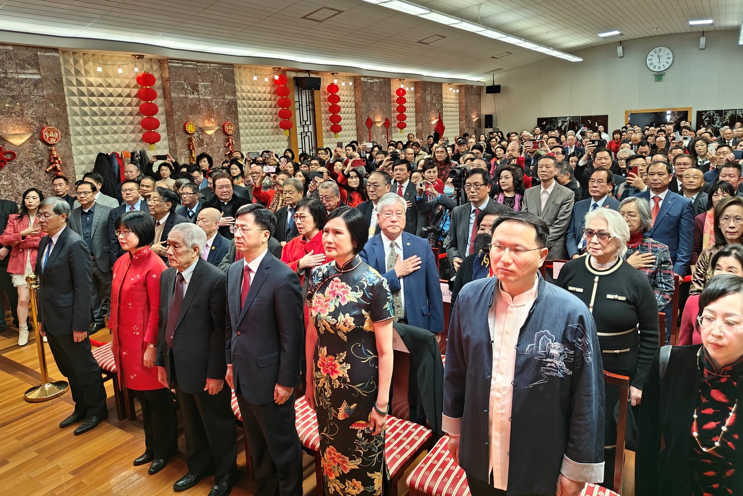 領(lǐng)區(qū)各州代表參加招待會(huì)。主辦方供圖
