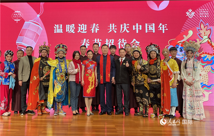 當(dāng)?shù)貢r間2月5日晚，中國駐美國大使館舉辦僑學(xué)界專場春節(jié)招待會。 人民網(wǎng)記者 李志偉攝