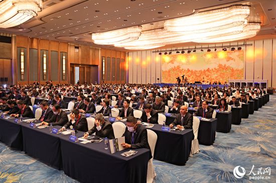 與會嘉賓濟濟一堂。人民網(wǎng)記者 陳博攝