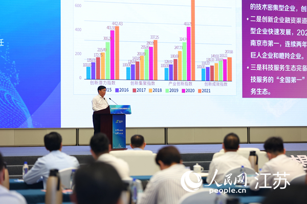2022南京江北新區(qū)創(chuàng)新活力指數(shù)發(fā)布。江北新區(qū)供圖