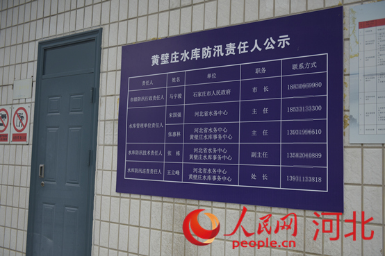 防汛責(zé)任人公示牌。人民網(wǎng)祝龍超攝
