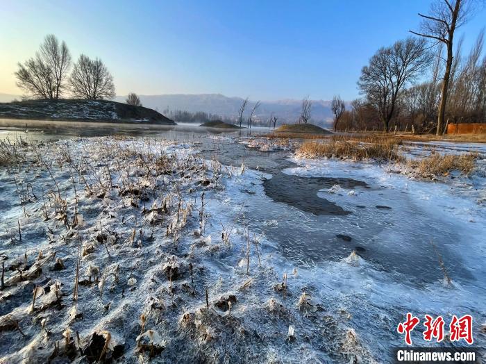 圖為青海省化隆縣黃河濕地景色。　李玉峰 攝