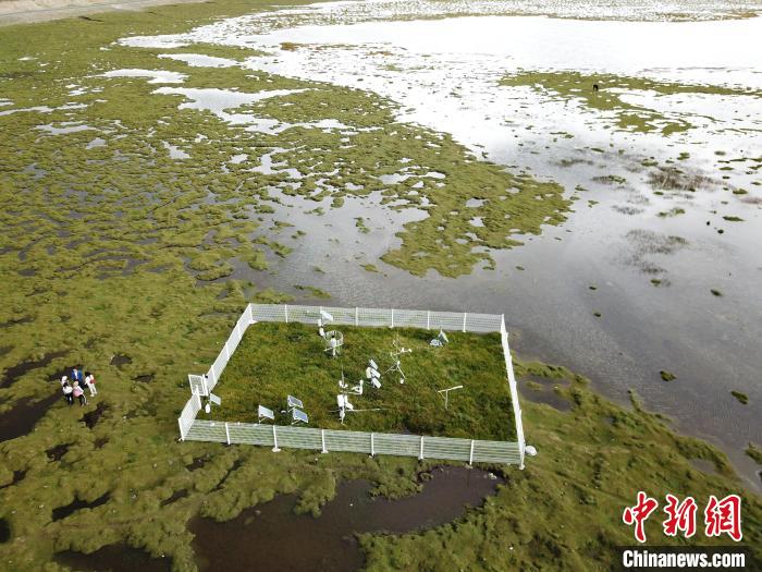 圖為玉樹隆寶高寒濕地生態(tài)氣象試驗站。　青海省氣象局 供圖