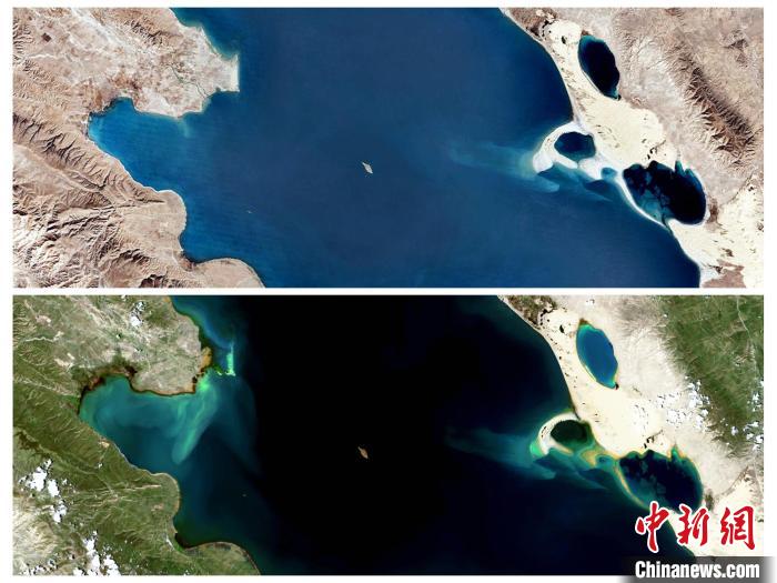 衛(wèi)星鳥瞰“生態(tài)大省”青海：沙化治理明顯，青海湖如藍(lán)寶石
