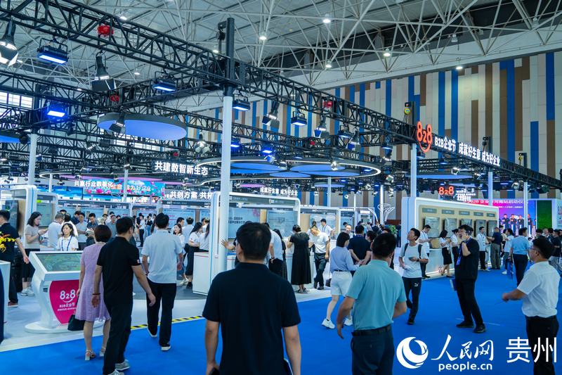 2、2024數(shù)博會共吸引400余家展商參展。人民網(wǎng) 陽茜攝.jpg