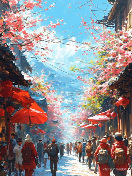 【巳巳如意萬(wàn)象新】漫評(píng)丨紅紅火火中國(guó)年，照見(jiàn)新年新圖景