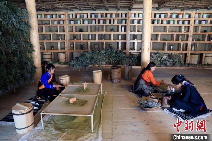 工坊一角。　王磊 攝