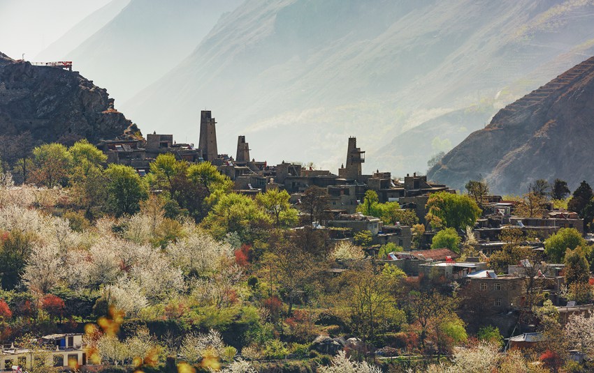 四川省阿壩州理縣桃坪村。四川省文旅廳供圖