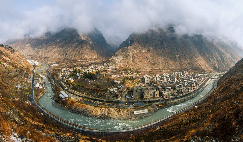 四川省阿壩州理縣桃坪村。四川省文旅廳供圖