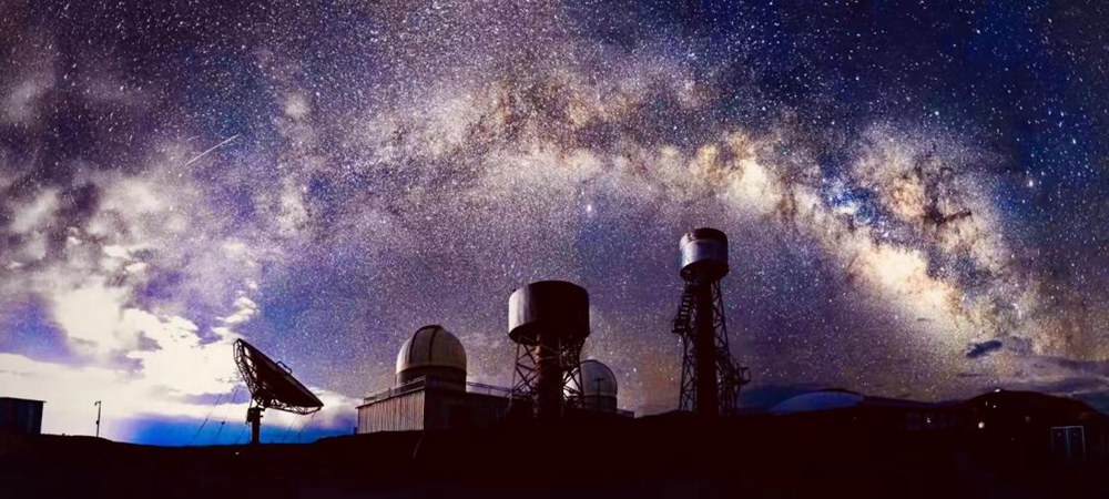 阿里暗夜星空。貢覺群培攝