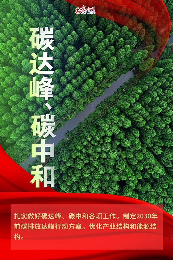 海報(bào)| 2021年政府工作報(bào)告，提到這些生態(tài)環(huán)保關(guān)鍵詞